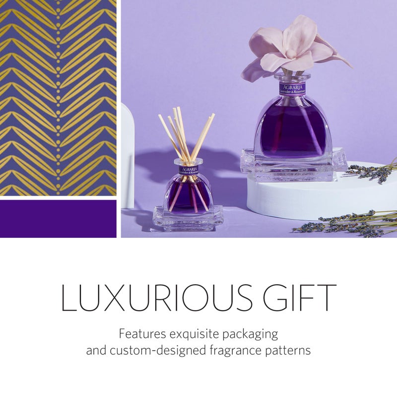 AGRARIA AirEssence Flower and Reed Diffuser Set  Hand Crafted Sola Flower Botanical Home Fragrance Diffuser  Scented Oil Reed Diffuser  Flower and Reed Diffuser Gift Set for All Occasions - Image 5